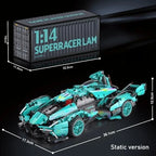 Carro de Corrida Tecnológico Blocos 1280 Peças - Modelo 1:14 | Blockz