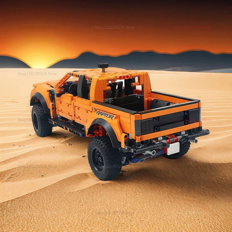 Caminhão Tech 2026 Blocos - Carro de Corrida MOC Criativo | Blockz