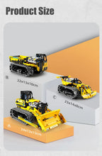 Technical 3 IN 1 City Engineering Car Excavator Bulldozer Transform RC Robot Model Building Blocks Bricks Toys For Children Gift