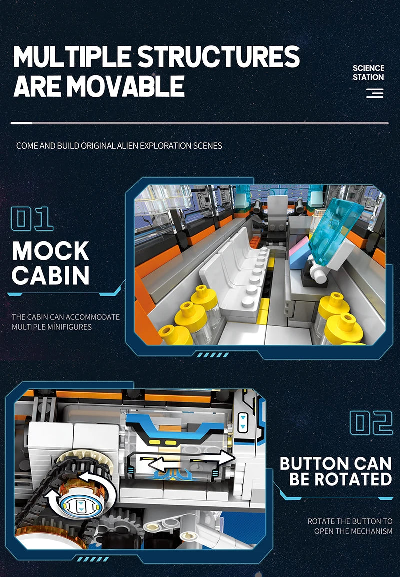 1298pcs City Remote Control Space Explorer Aviation Car Model Toys Building Blocks RC Vehicle Brick Set Toy For Children Gift